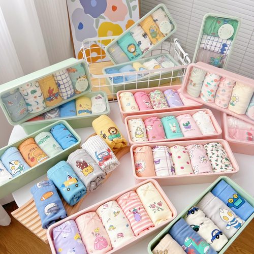 三角全棉儿童内裤可乐梨男