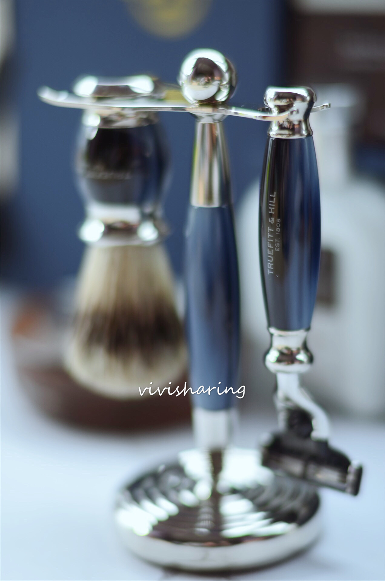 顺丰现货英国Truefitt&Hill特洛菲特剃须刀套装手动男士礼物纪念