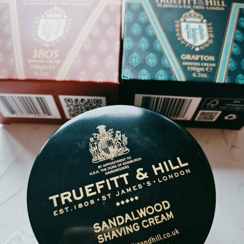 英国Truefitt&Hill 特洛菲特盒装刮胡膏奶油碗剃胡膏剃须膏190g