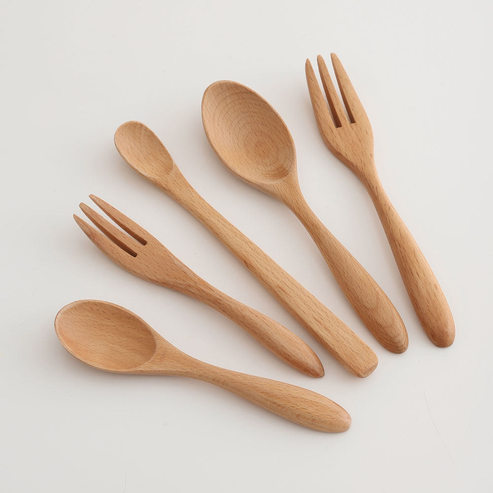 实木勺叉套装榉木饭勺搅拌勺 宝宝辅食勺 木餐具 甜品勺粥勺饭勺,餐饮具,叉/勺/筷套装,淘宝优惠券,粉丝福利购,淘宝优惠卷