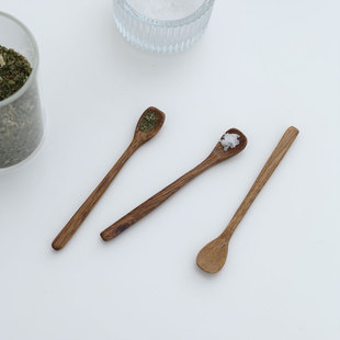 相思木迷你小勺盐勺木制茶勺奶粉 咖啡粉 调味勺小巧舀糖木勺子