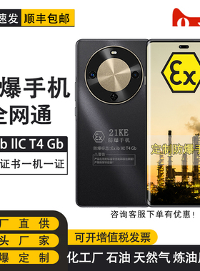 Huawei/华为畅享 70X  6100mAh大电池 定制防爆手机 化工厂医药工业石油库本安EX燃气行业专用 防爆定制版