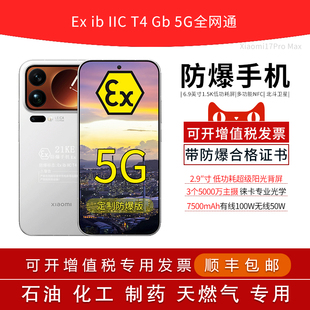 Pro MIUI Xiaomi Max2.9英寸背屏6.9英寸7500mAh电池100W定制防爆手机本安EX工业化工厂石油库制药用 小米