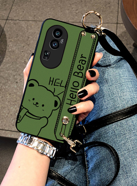 oppo Reno15手机壳Reno14保护套Reno13外壳Reno12腕带款Reno9斜挎挂绳7se皮质感reno11熊86543可爱Reno10pro+