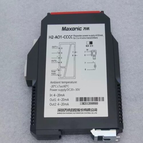 议价全新Maxonic万讯信号隔离器 H2-AO1-CCCC 现维修