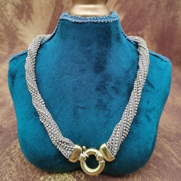 Vintage中古欧洲回流925银多层项链43cm,饰品/流行首饰/时尚饰品新,银饰项链,淘宝优惠券,粉丝福利购,淘宝优惠卷