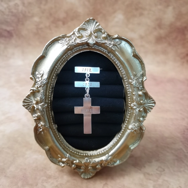 Vintage中古925银素银十字架胸针大全标