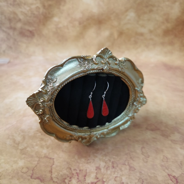 Vintage中古欧洲回流925银草糊耳环