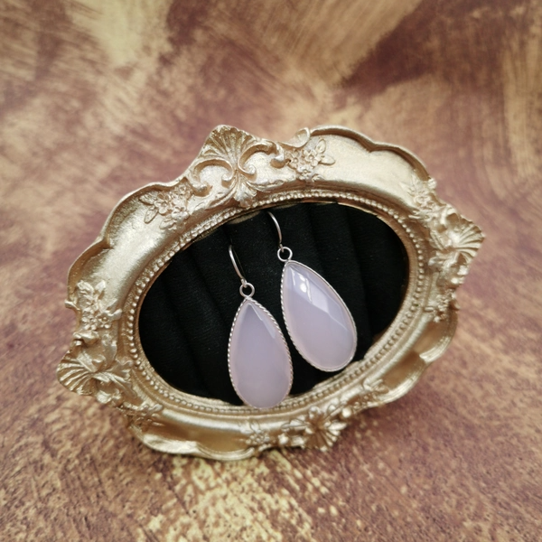 Vintage中古欧洲回流925银粉水晶耳环,饰品/流行首饰/时尚饰品新,银饰耳饰,淘宝优惠券,粉丝福利购,淘宝优惠卷