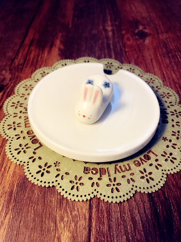 卡通陶瓷手工制作杯盖