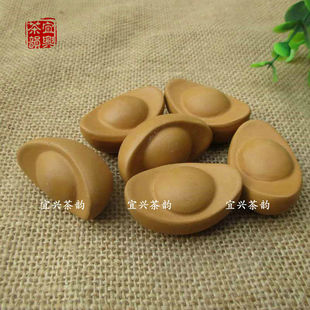 紫砂精品茶宠摆件功夫茶具茶玩配件灵气镇宅金元宝 手工