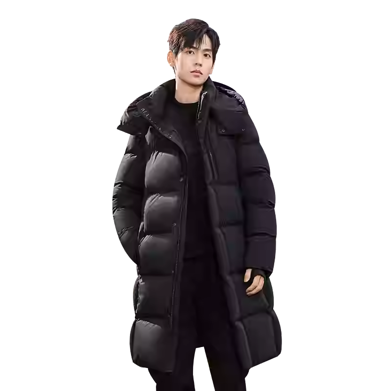 雪中飞极寒加厚外套中长款羽绒服