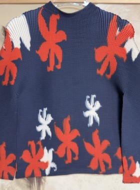 【老板娘悦悦专享】YM05 印花褶皱上衣