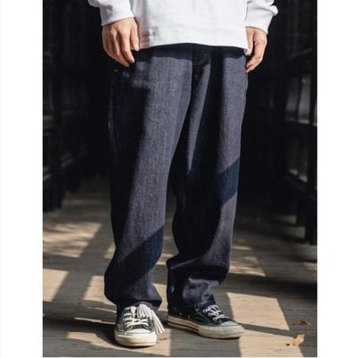 拉链长裤春秋直筒裤子宽松