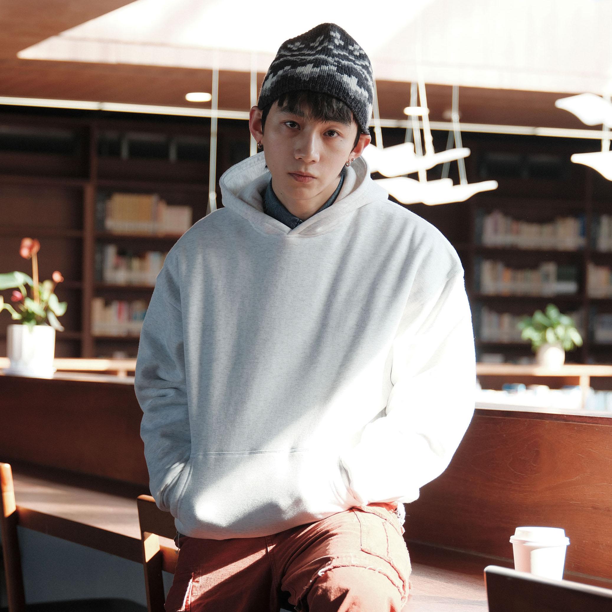 重磅美式复古春秋款男士卫衣