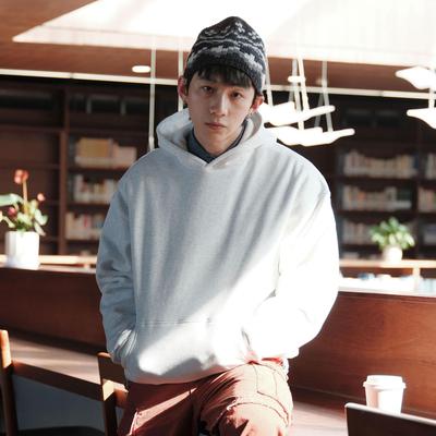 重磅美式复古春秋款男士卫衣