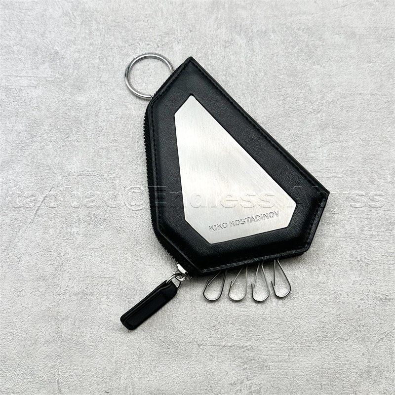 kiko风格不规则金属钥匙包
