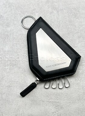 Endless Abyss kiko风格不规则钥匙包金属拼接挂包男女腰扣包挂件