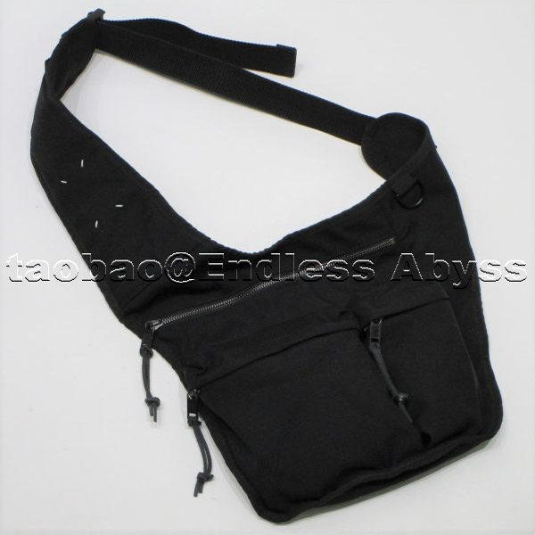 Endless Abyss四点缝线枪包机能风帆布斜挎包diagonal canvas bag