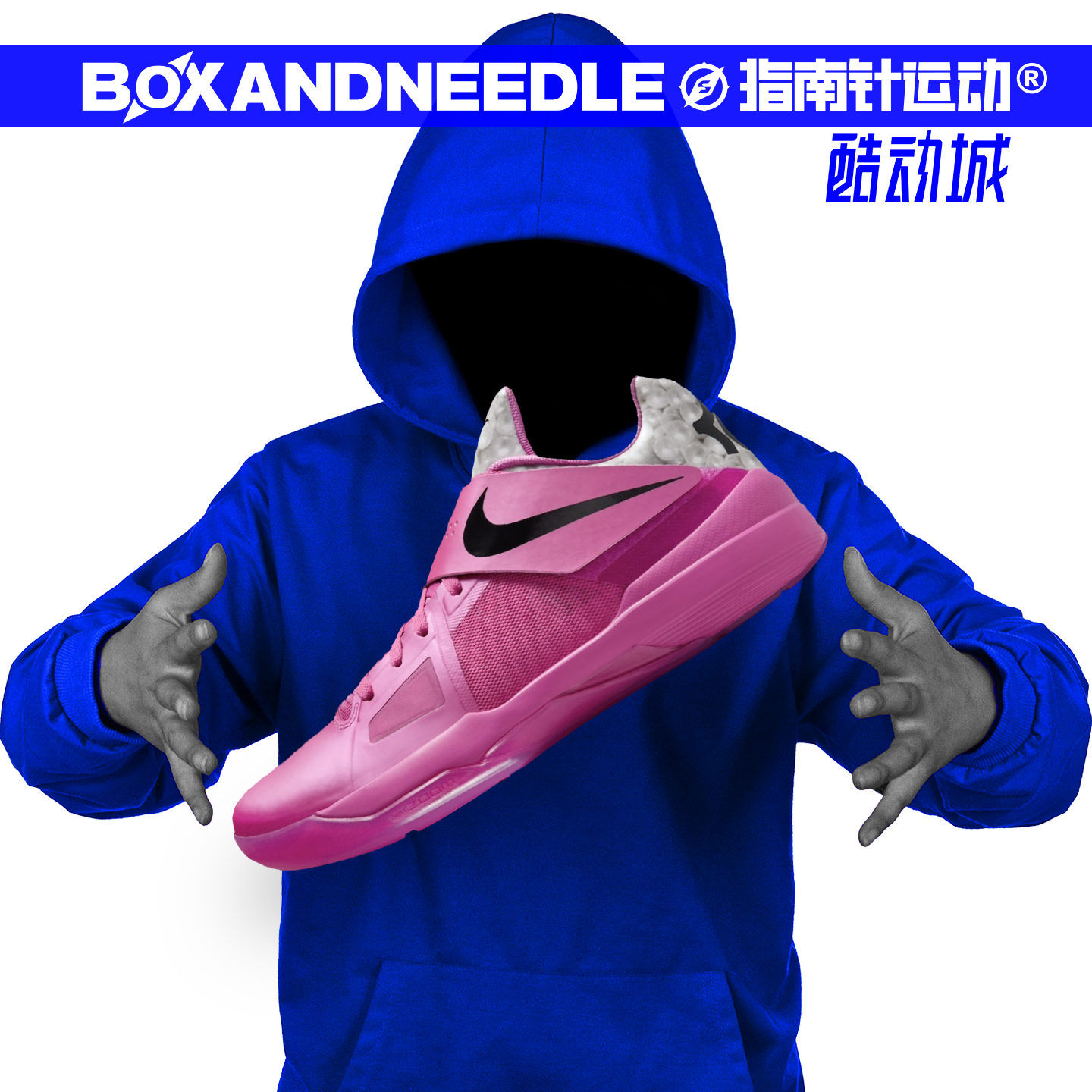 NIKEKD4男子低帮减震篮球鞋