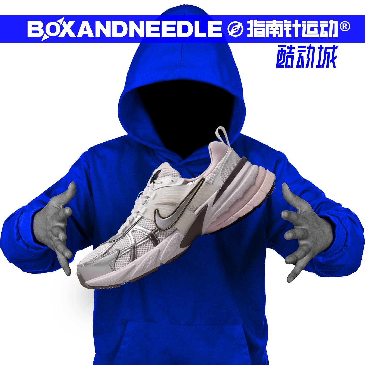 NIKEV2KRUN男女低帮跑步鞋