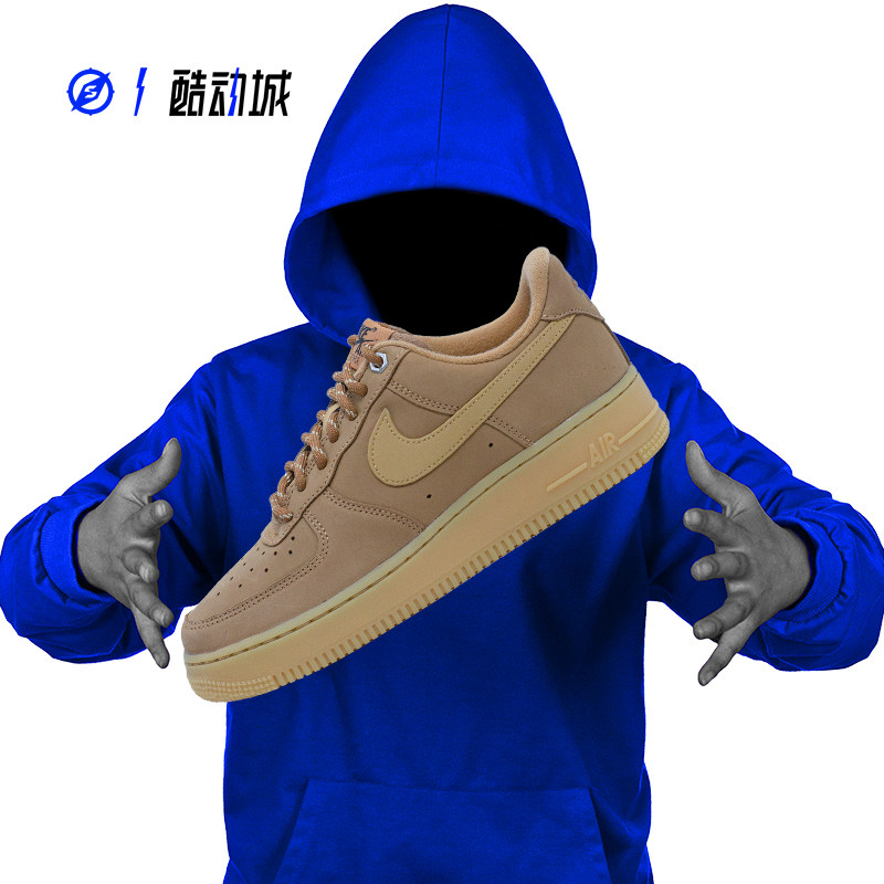NIKE AIR FORCE 1 AF1空军一号 小麦 男女低帮休闲板鞋CJ9179-200,运动鞋new,板鞋,淘宝优惠券,粉丝福利购,淘宝优惠卷