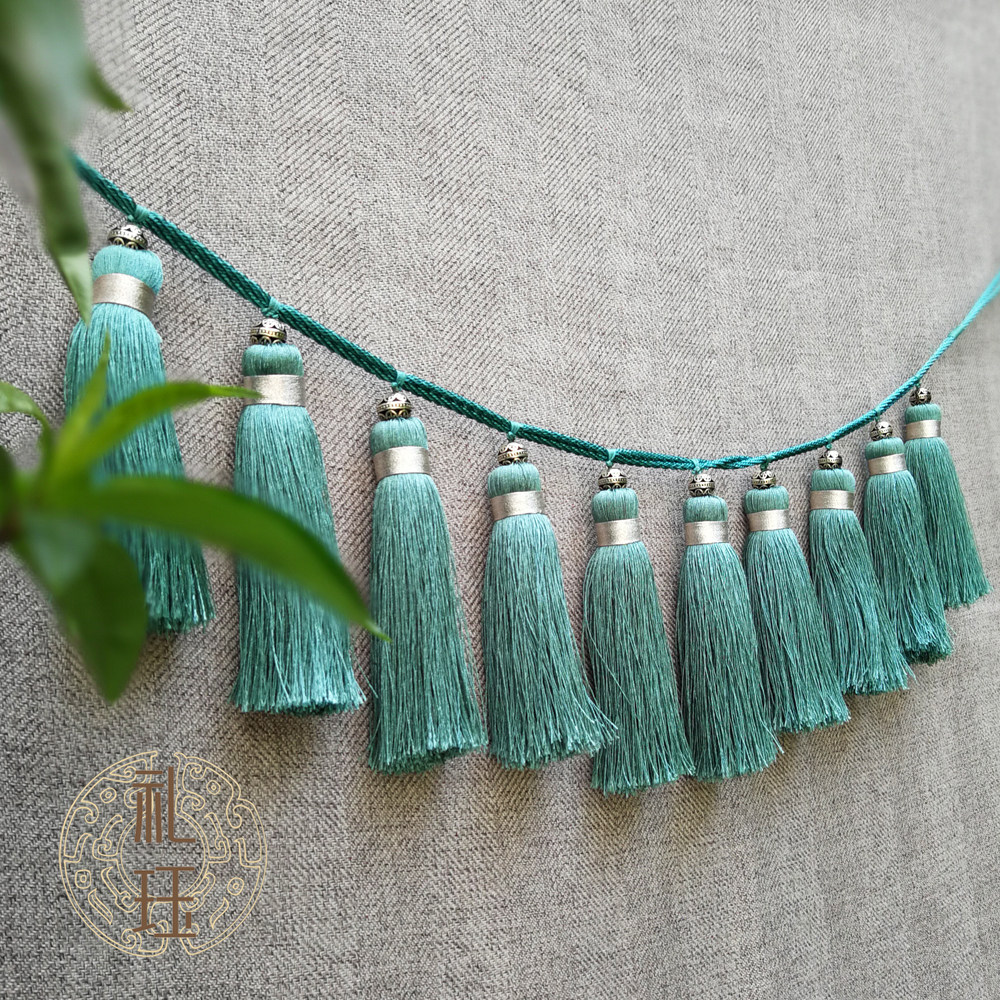 现代清新彩色流苏窗帘绑带银饰流苏吊坠绑带家居板房 单条,居家布艺,窗帘绑带,淘宝优惠券,粉丝福利购,淘宝优惠卷