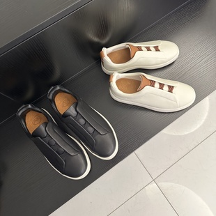 17号的下午 |韦恩男女款牦牛皮小白鞋透气循环减震鞋床鹿皮休闲鞋