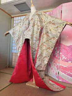 日本和服 中华吴服女花魁打褂外套演出舞台cos动漫汉服晨袍秀禾服