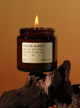 CB香薰手工蜡烛杯咖啡琥珀巧克力香卧室内非助眠安神家用香蜡烛薰