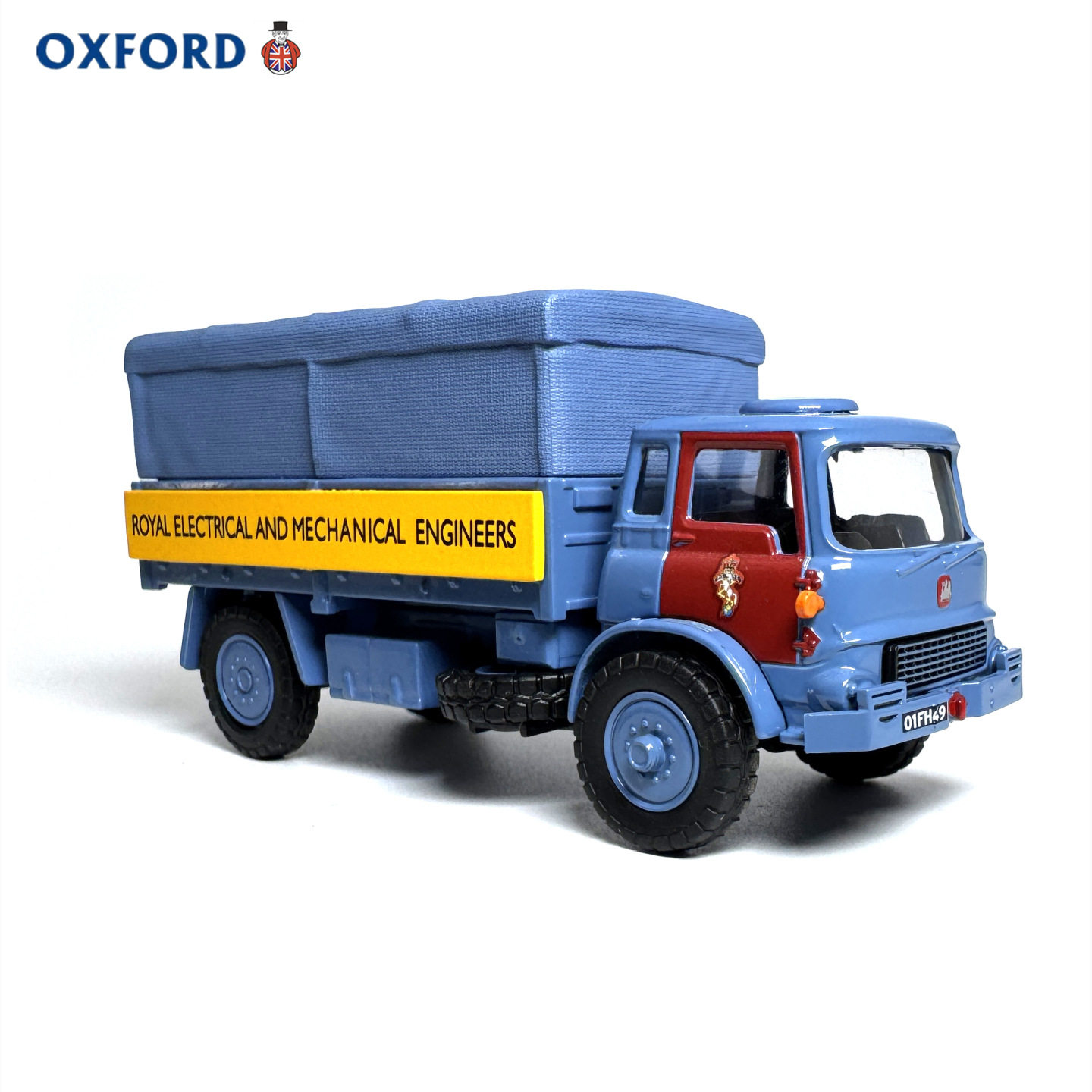 OXFORD牛津1/76贝德福德MK英国陆军运输车二战军事模型合金收藏