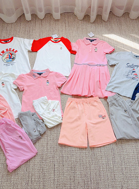 119熊25夏季新品男女童纯棉短袖连衣裙软薄亲肤防蚊裤打底裤合集