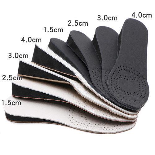 牛皮男士运动减震透气内增高鞋垫