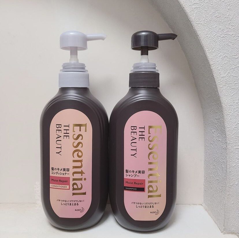 现货 本土版花王the beauty essential睡不乱滋润修复洗发水发膜