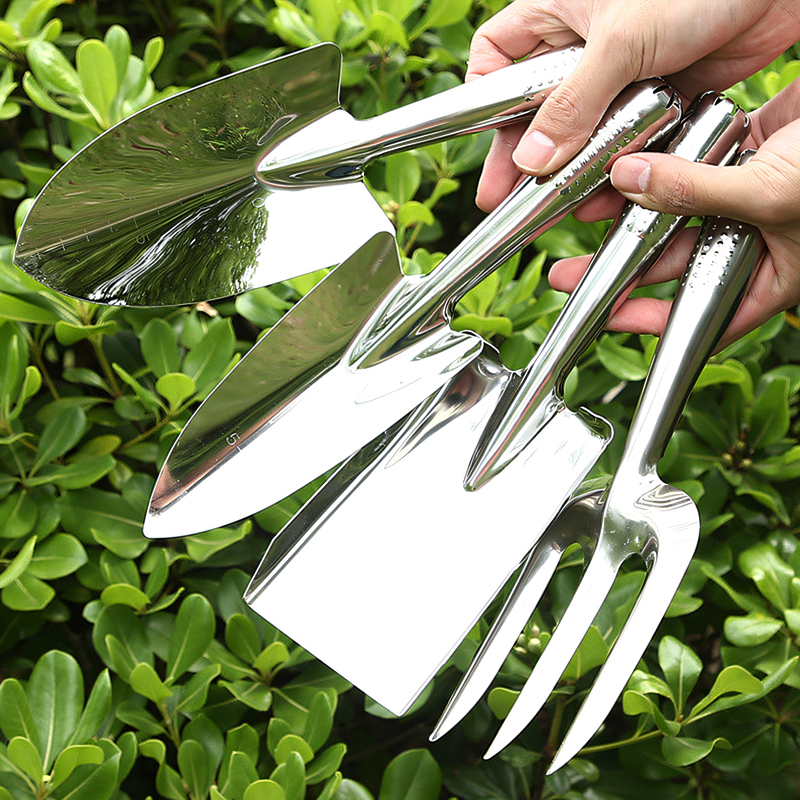 不锈钢种花工具家用套装种菜栽养花铲赶海挖土松土工具园艺小铲子