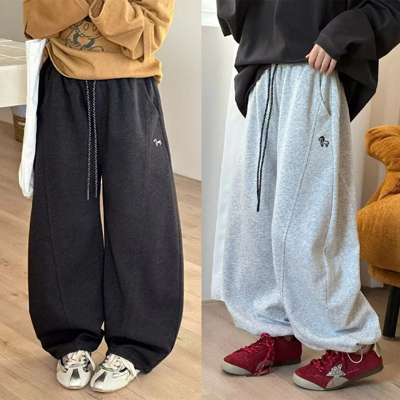 品牌儿童运动裤2026春季新款男童女童百搭休闲裤中大童120-170码