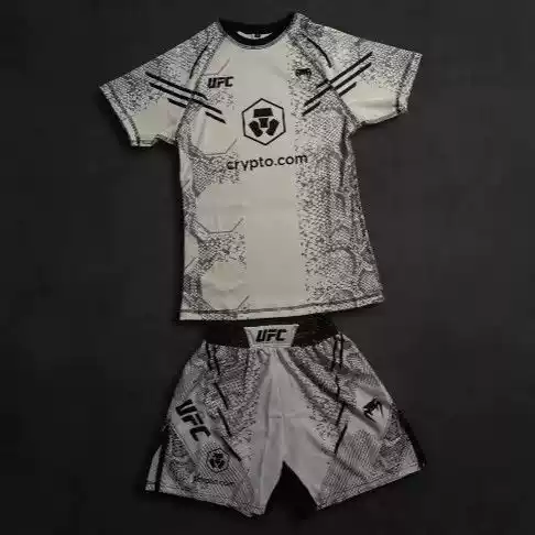 Mma Training Shorts, Venom Fighting Ufc Muay Thai Fighting Short-Sleeved T-Shirt, Quick-Drying Adult Boxing Shorts Set