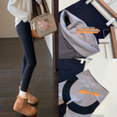 女秋冬新款 巨好穿打底裤 高腰显瘦提臀加绒瑜伽裤 一片式 AMR