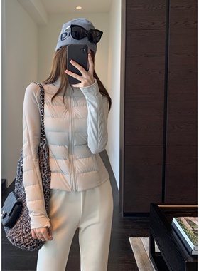 AMR UU◆柜上lu家款 修身显瘦保暖轻薄款羽绒服短外套女秋冬新