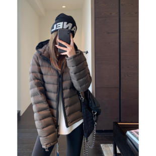 AMR UU◆柜上1w*M家火爆排骨羽绒服轻薄连帽短款羽绒服女秋冬新款