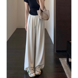 神裤 夏季 ～高腰垂感宽松休闲裤 直筒阔腿裤 AMR 女春夏2026新款