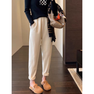 女新款 AMR ～量少～重磅桑蚕丝羽绒纱保暖显瘦哈伦裤 福利款