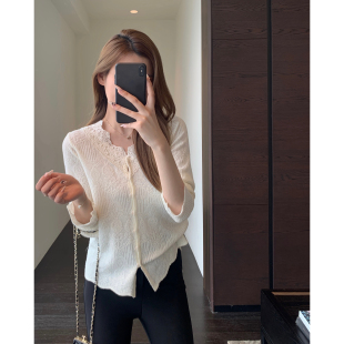 打底衫 法式 甜美少女感蕾丝小衫 女内搭可外穿洋气 温柔 AMR