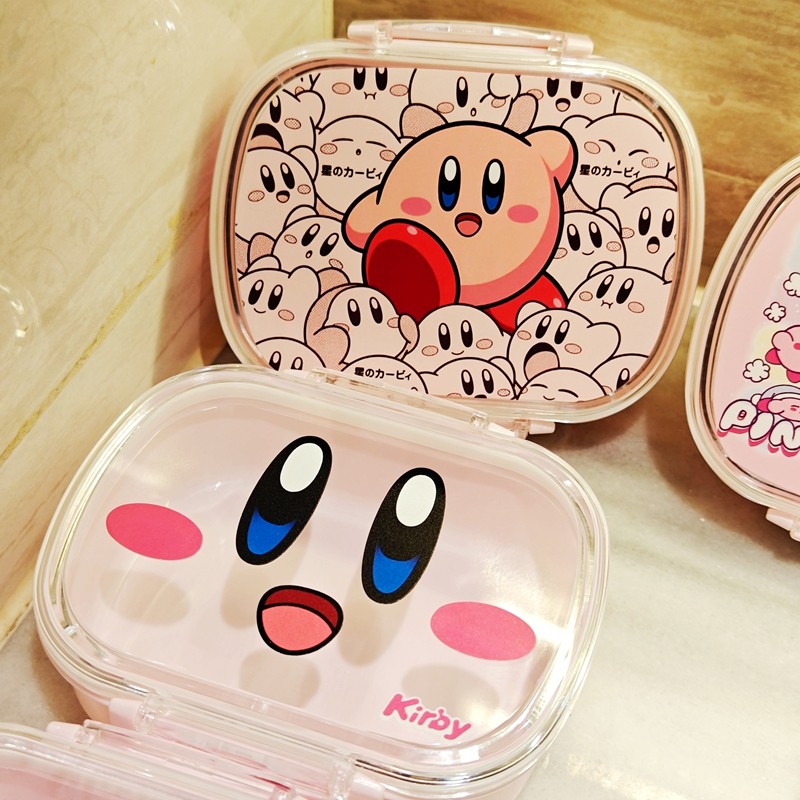 星之卡比可爱卡通pp密封便当盒