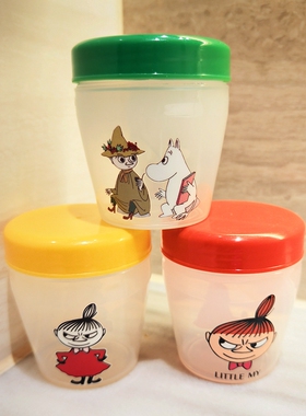 日本moomin姆明亚美摇摇杯牛奶咖啡密封收纳微波加热卡通可爱迷你