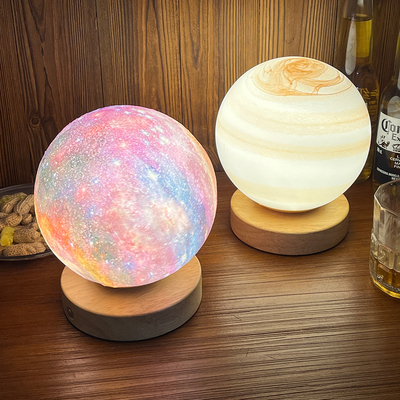 充电台灯桌灯氛围灯月球灯小夜灯睡眠卧室床头礼品浪漫网红星球灯