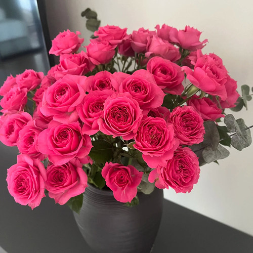 多头小玫瑰泡泡云南直发鲜花花束速递同城橙色芭比家用教师节礼物