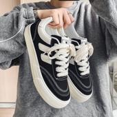 小众设计 2024网红爆款 男生运动鞋 鞋 板鞋 子男ins潮百搭低帮帆布鞋