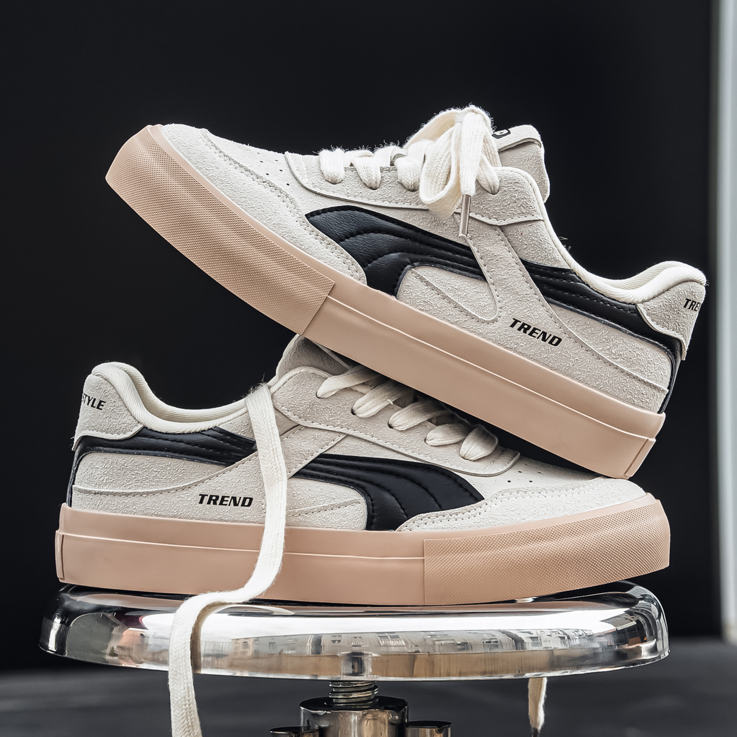 远波男鞋子潮鞋2025秋冬ins网红小众板鞋男生韩版百搭运动港风鞋