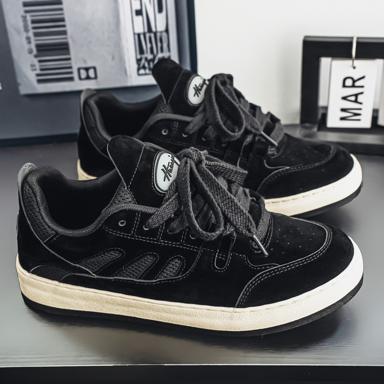 环球男鞋子潮鞋2026厚底男式美式高街板鞋ins网红爆款原创运动鞋